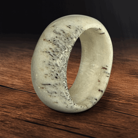 November Frost Elk Antler Ring