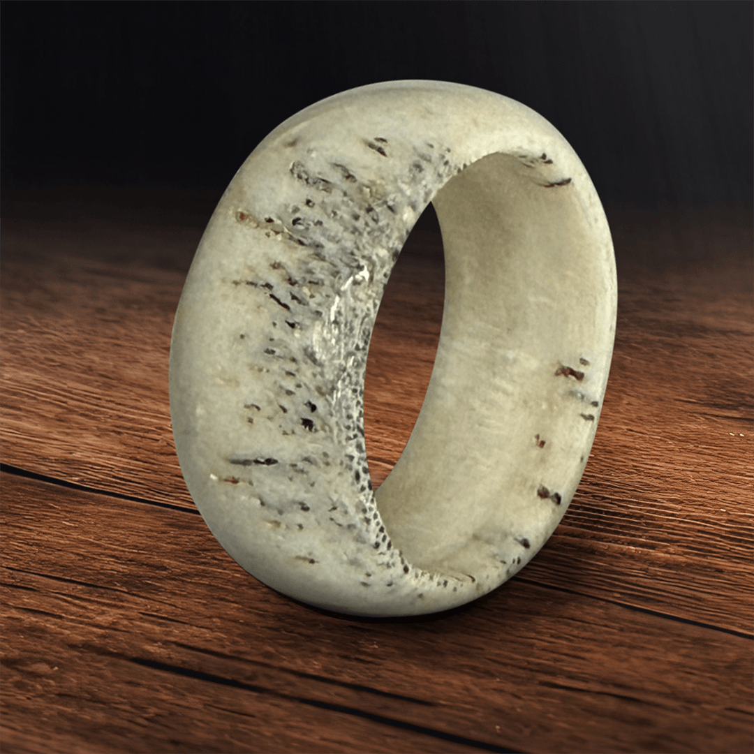 November Frost Elk Antler Ring